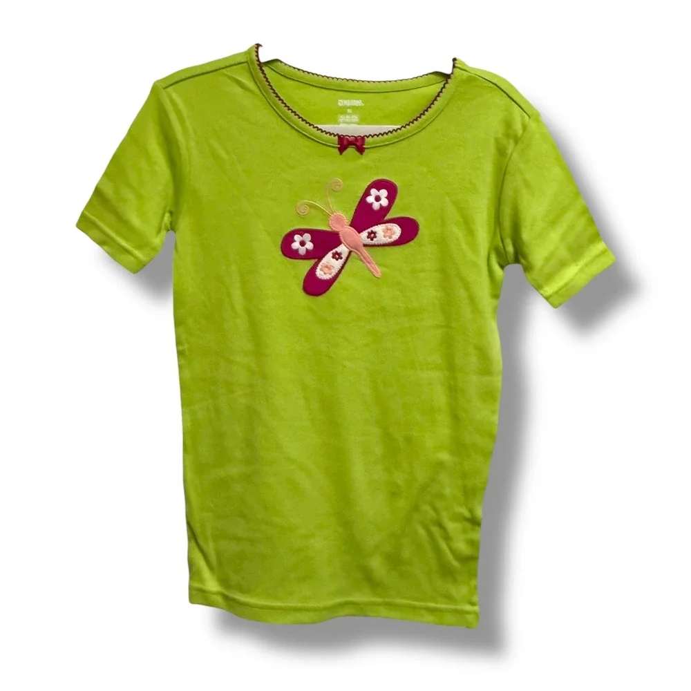 Gymboree‎ GYMMIES Pajama Set Girls 10 Dragonfly Top & Floral Shorts NWT